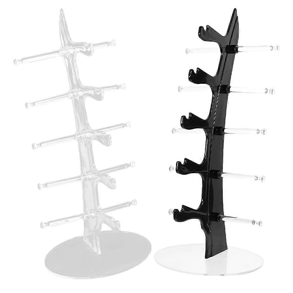 Glasses Display Stand for Display 2Pcs Plastic Sunglass Rack Organizer