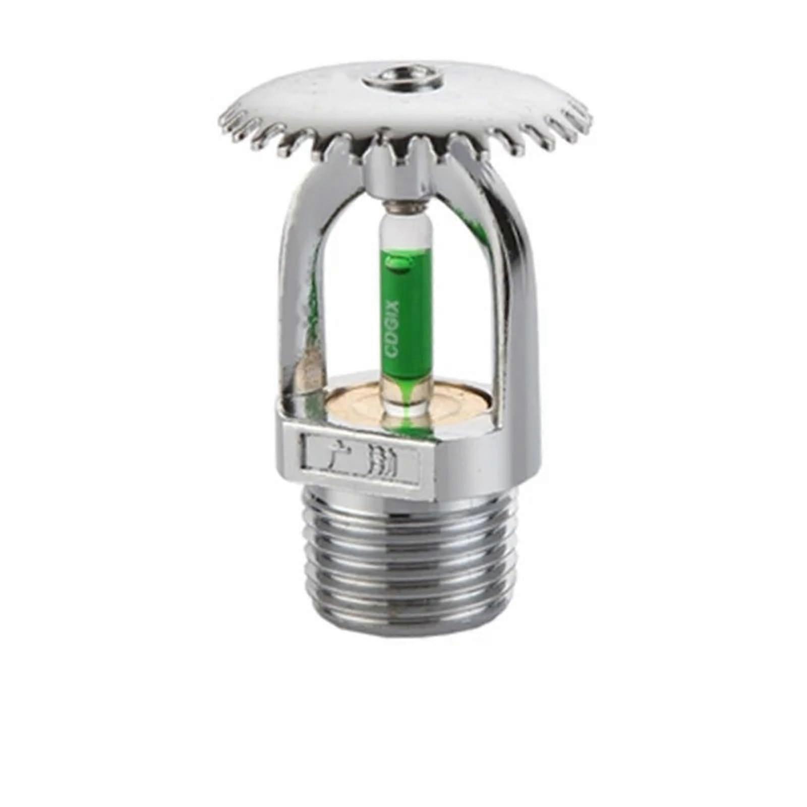 Fire Sprinkler Head 93°C Upright DN15 Quick Response Chrome Plated Copper Wide Spray Coverage