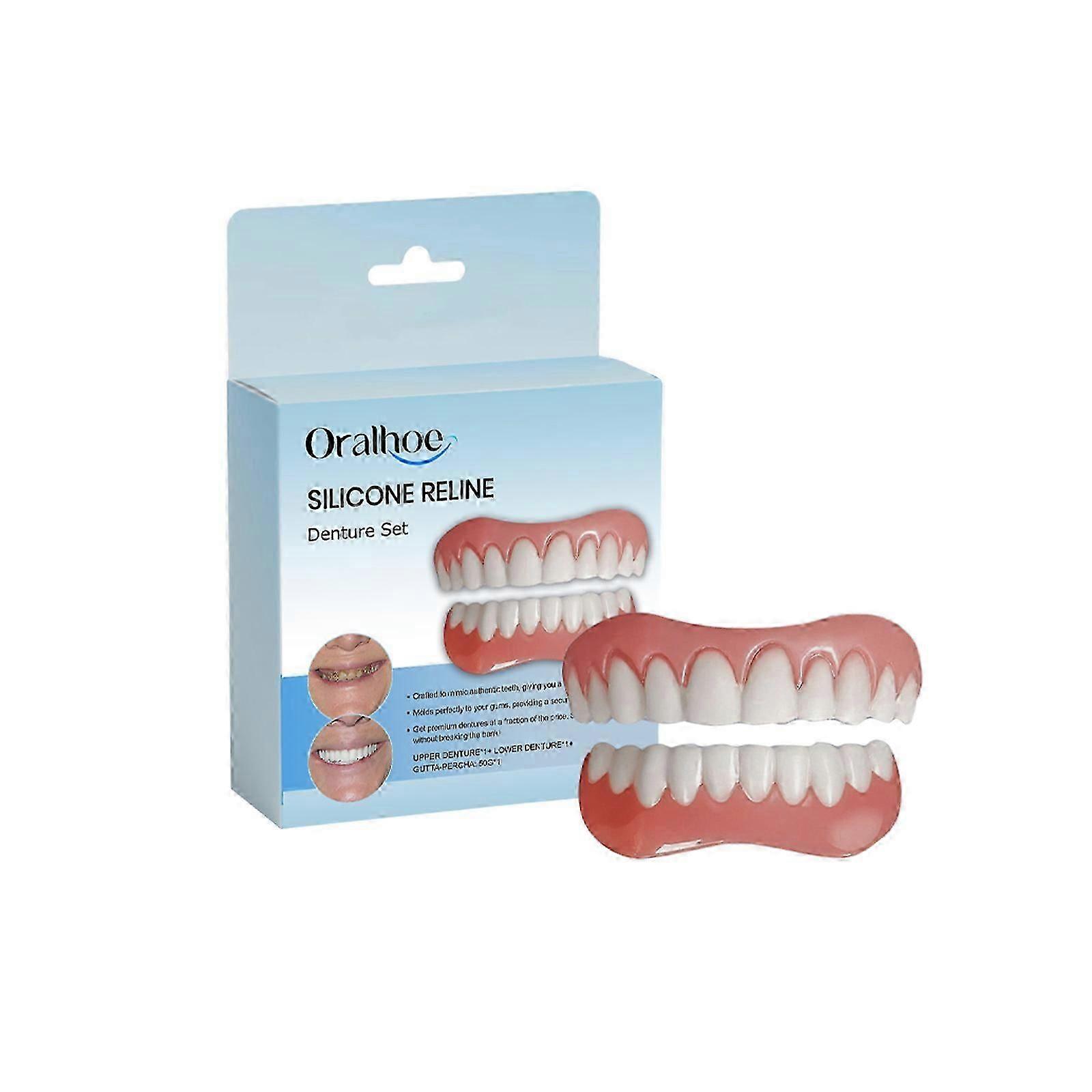 Denture Retouching Kit - Enhance Comfort & Smile Confidence, Easy to Use, 1 Set