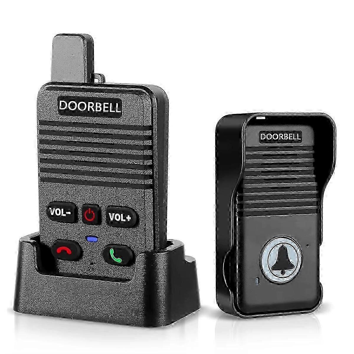 Wireless Voice Duplex Intercom Doorbell House Home Audio with Rechargeable Battery Duplex Door Bell szrh21