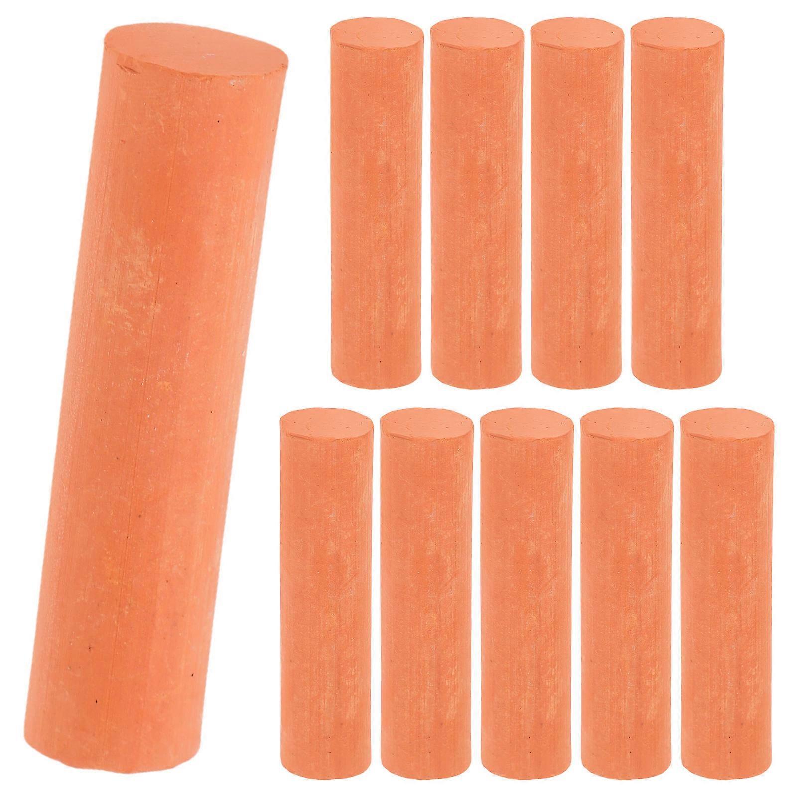 Miniature Construction Bricks for DIY Crafts 10Pcs Brown Clay Small Bricks