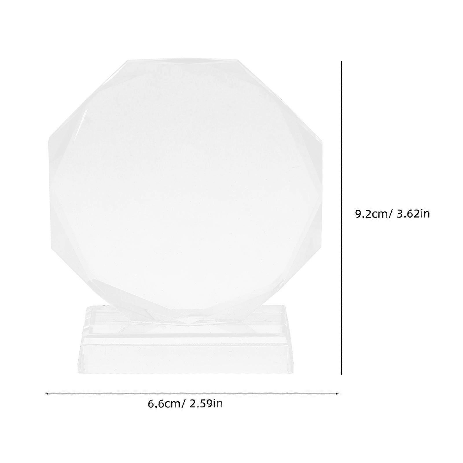 Crystal Award Plaque for Recognition Awards Transparent Photo Frame