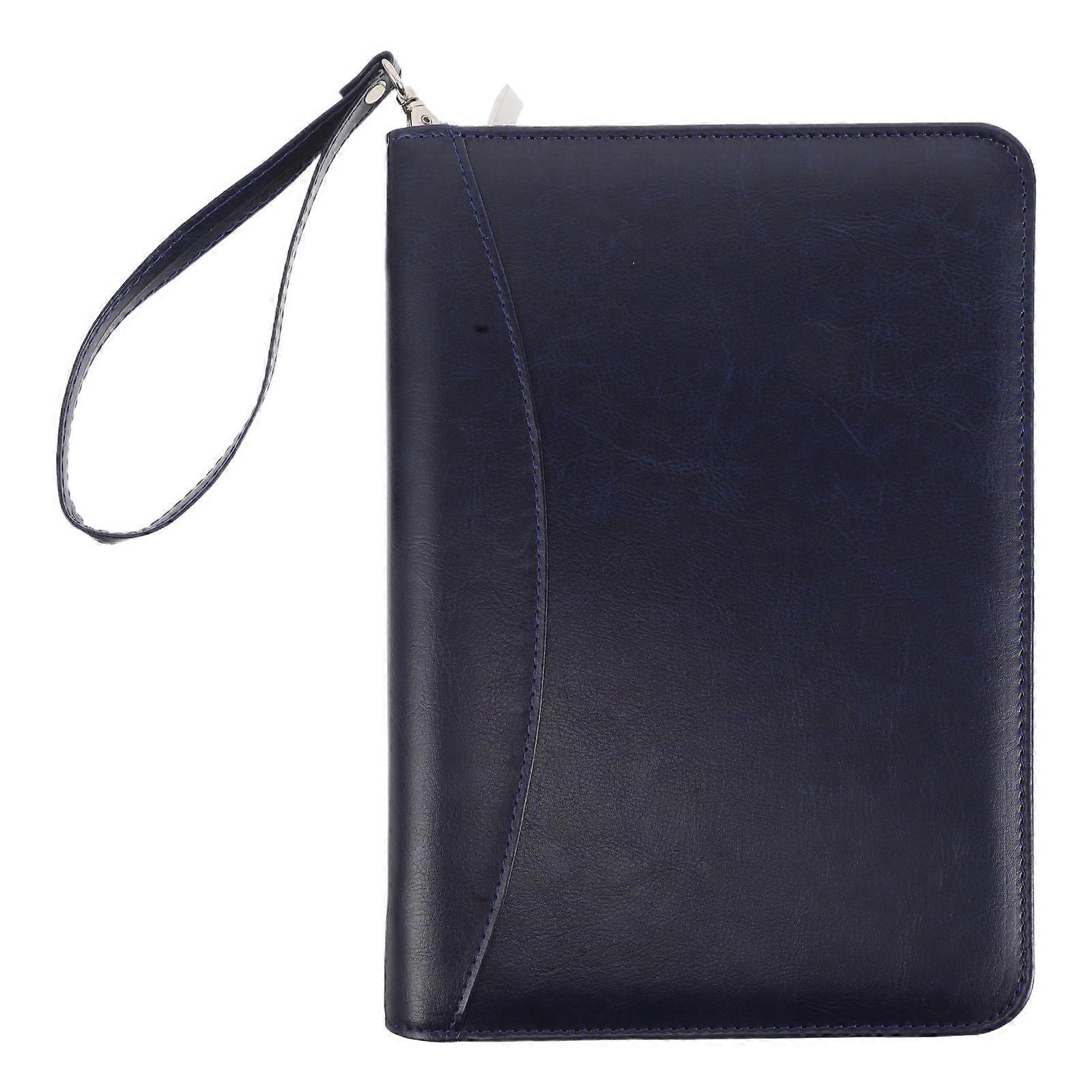 Business Portfolio Binder for Meetings with Zipper and Loose Leaf