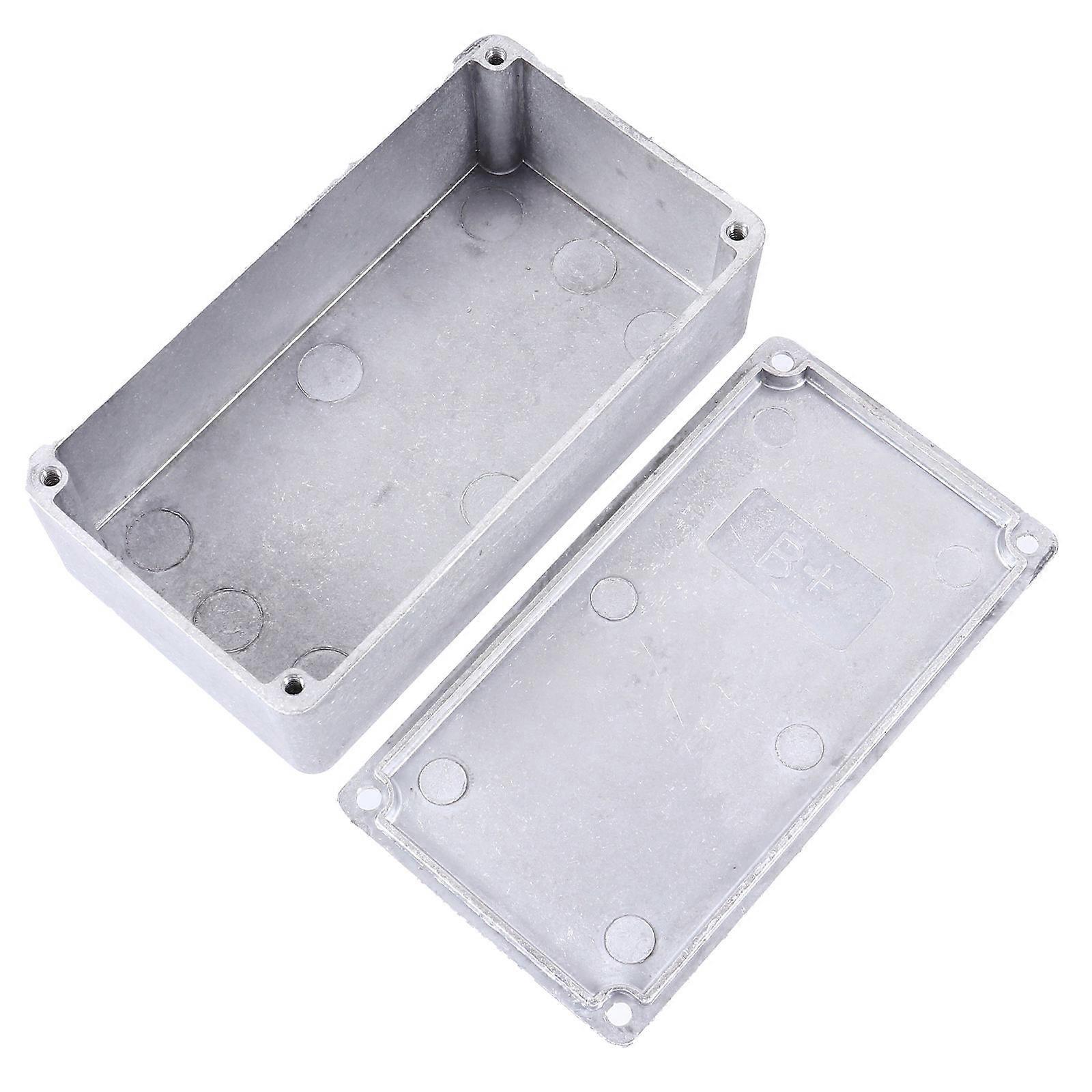 Aluminum Guitar Effect Stomp Box Case Enclosure for Storage 8Pcs