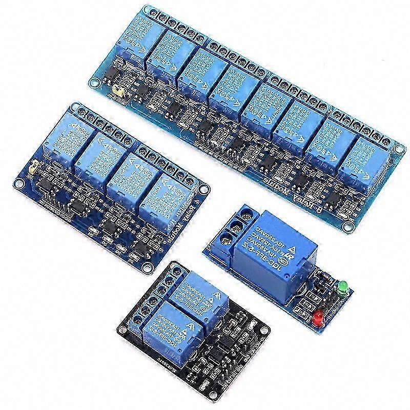 12V 1 2 4 8 Channel Relay Module with Optocoupler for Arduino