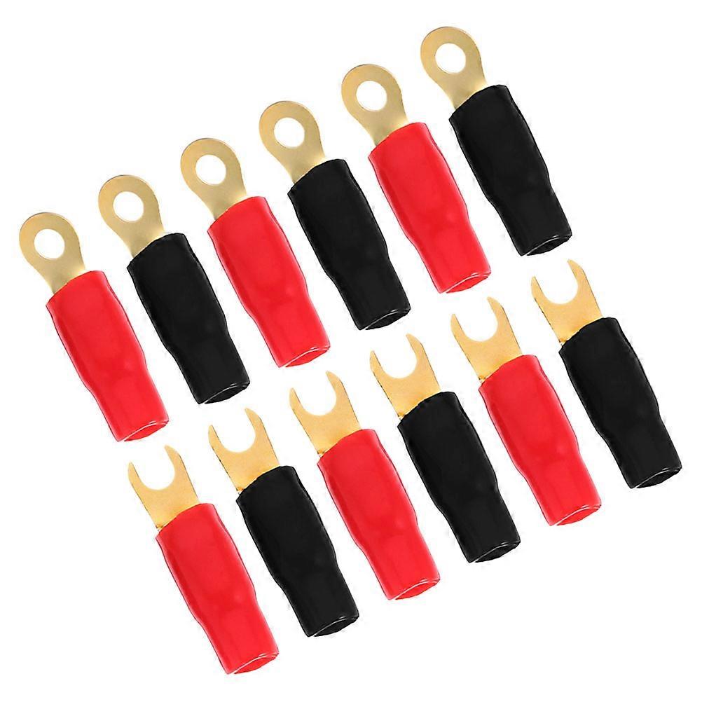 Wire Connectors Kit for Automotive Audio Use 6Pairs Electrical Terminals