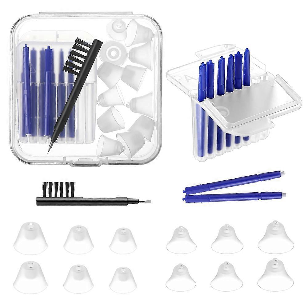 Hearing Amplifier Accessories Kit, for Audien Hearing Amplifier Cleaning Tools, Includes 6 Sizes Silicone Dome