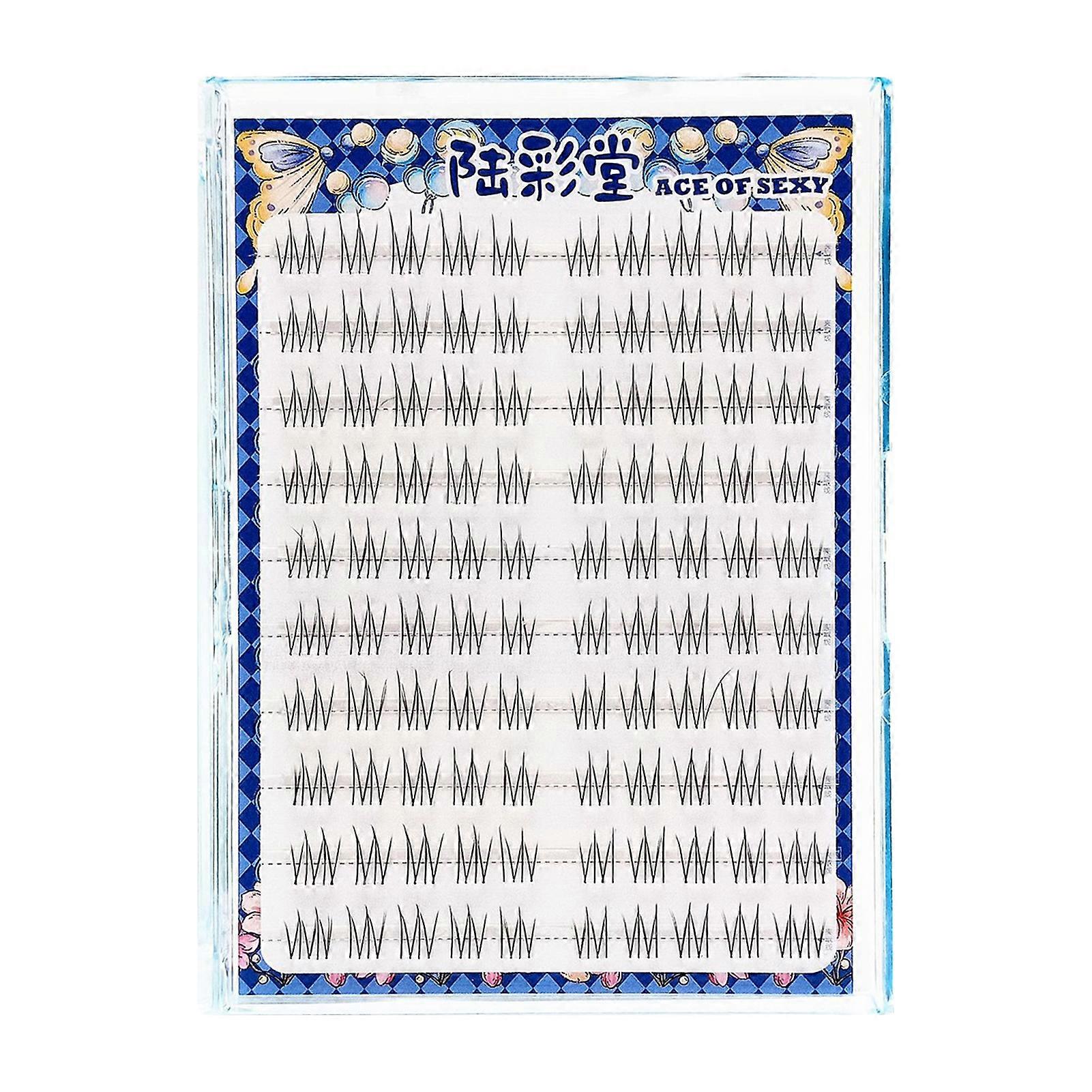 10Rows Glue-free Realistic False Eyelashes Large Capacity Vivid Daily Natural Eyelash Extension Time-saving Choice For Beginners