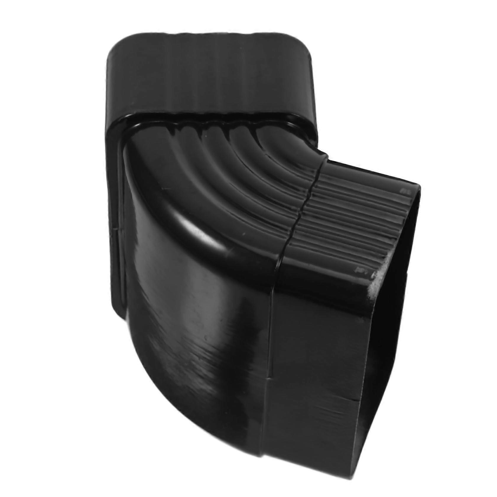 Aluminum Alloy Rain Gutter Elbow Downspout Connector 65 Degree Fitting for Easy Installation