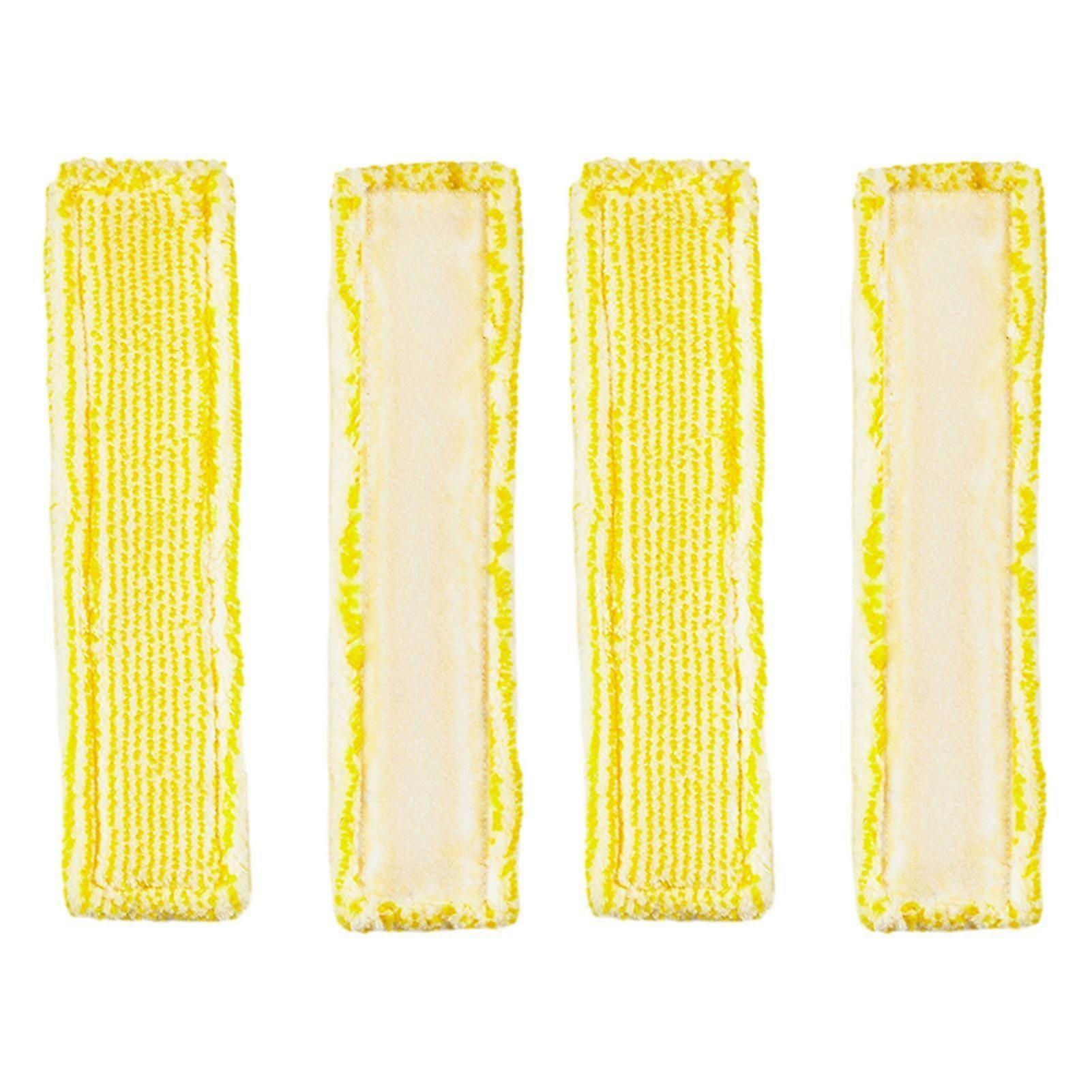 4pcs Mop Cloth Reusable Strong Water Absorption Quick-drying High Efficiency Effective Cleaning Multipurpose Microfiber Mop Head Replacements Home Use