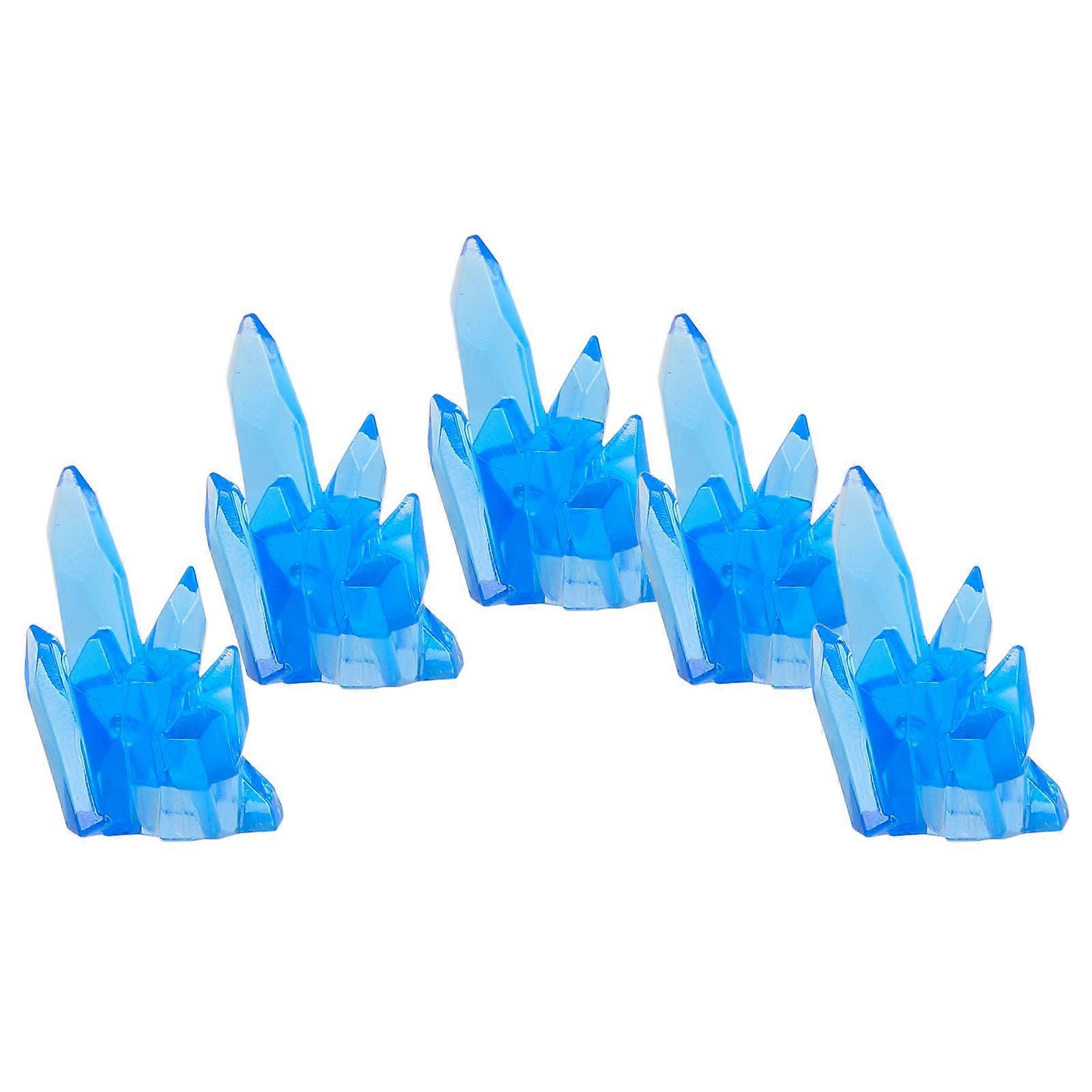 Plastic Flame Marker Building Blocks for Childrens Decor Use 5Pcs