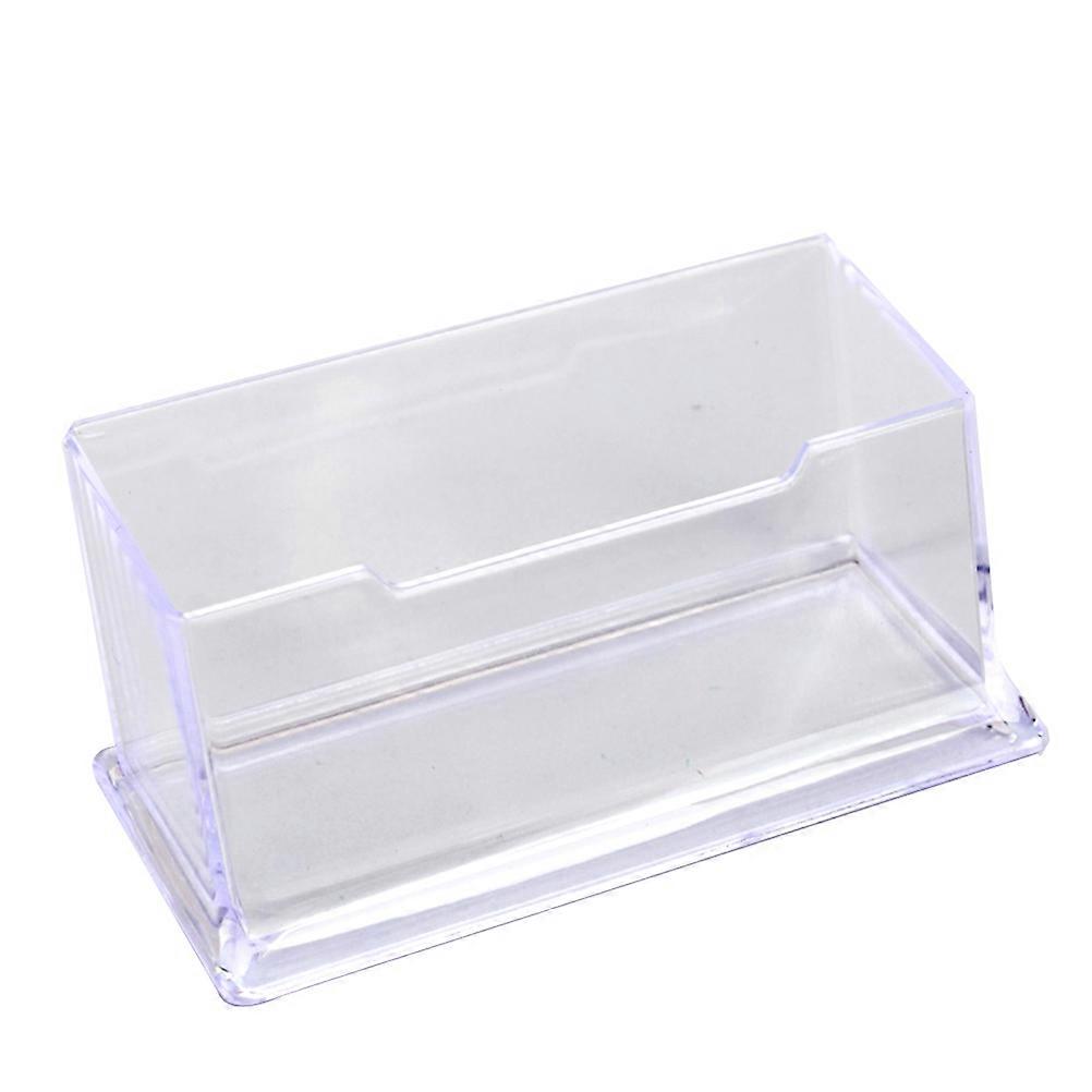 Table Storage Box Acrylic Business Case for Table Storage 2Pcs Transparent Holder