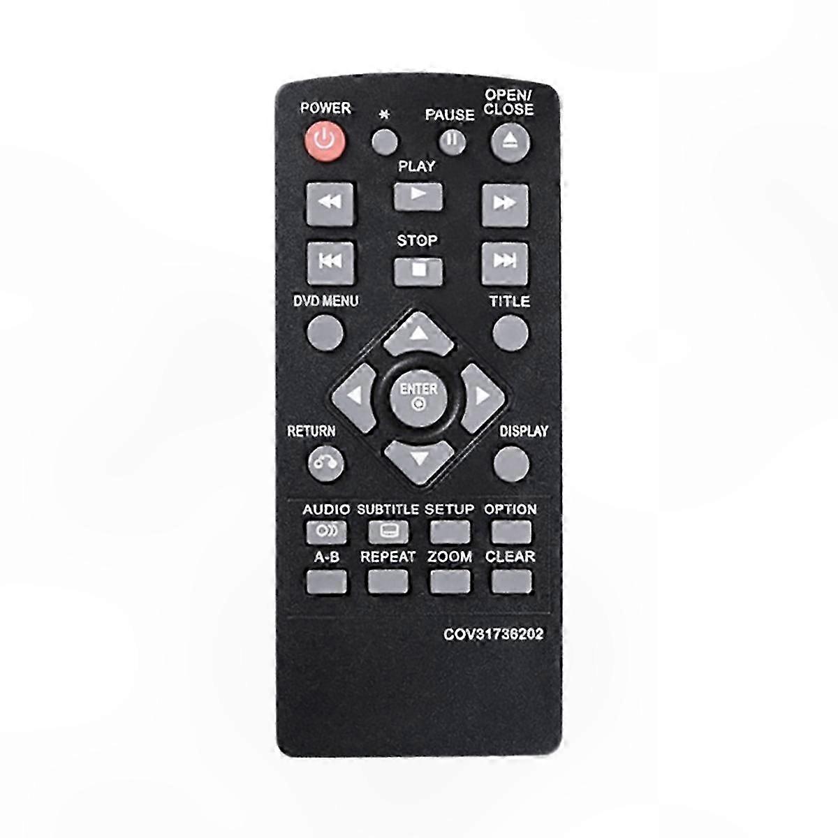 Universal Remote Control for DVD Players, Compatible with Multiple Models including DP132NU and DP132