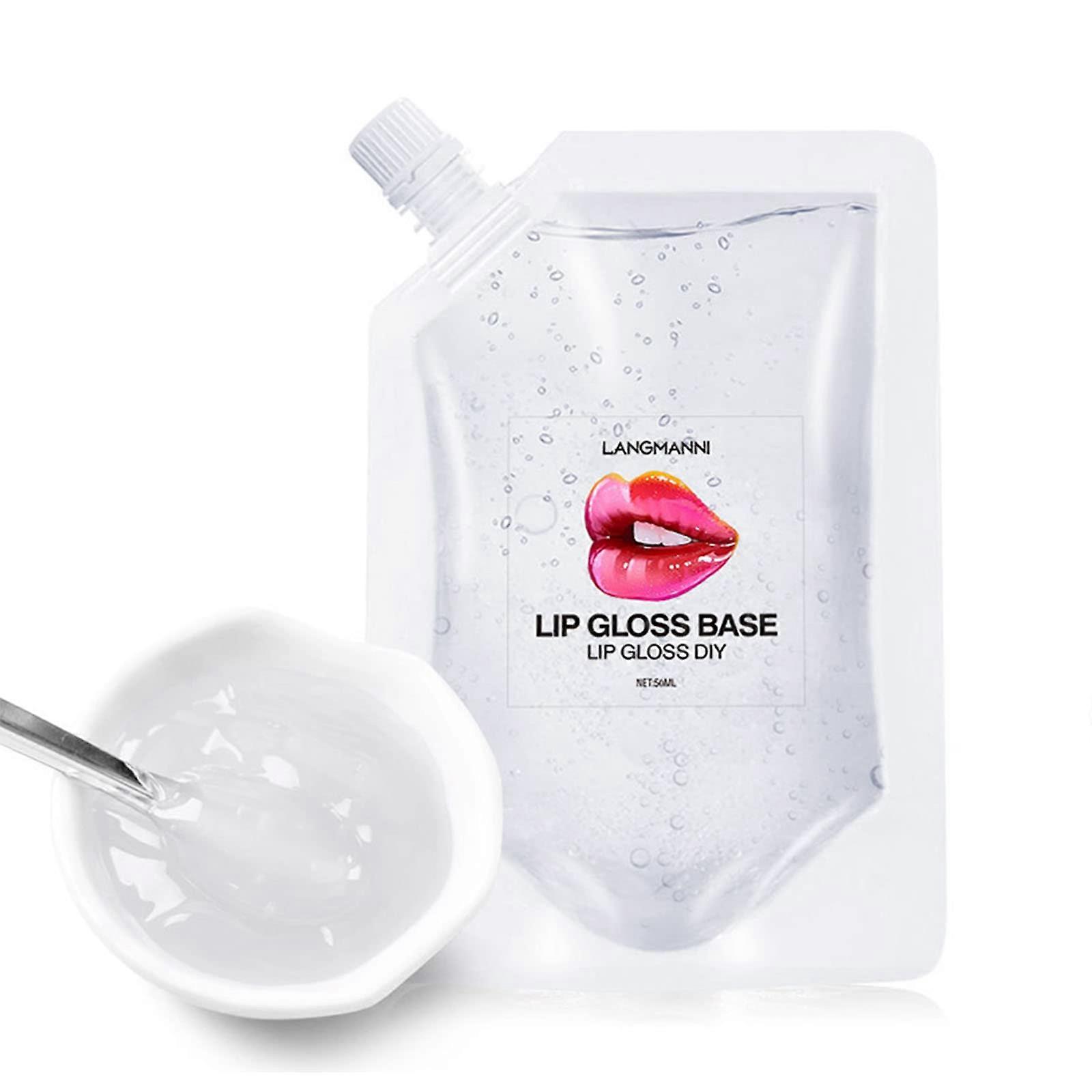 50ML Clear Moisturizing Lip Gloss Base for DIY Lip Gloss Making with  Gloss Finish