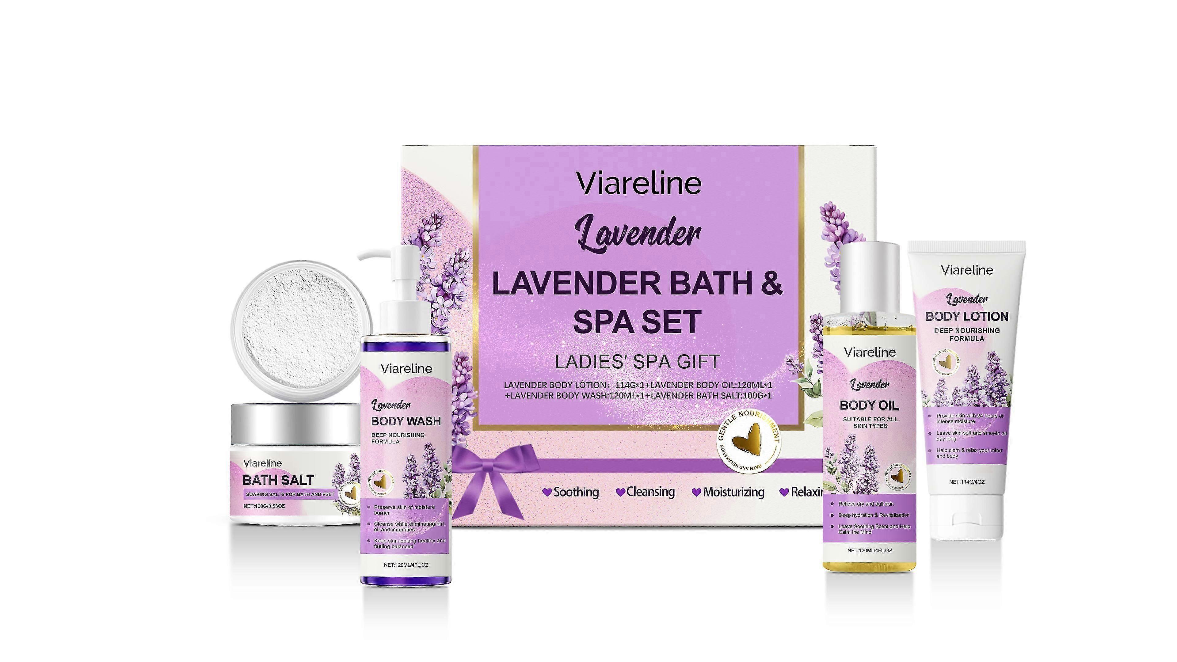 Lavender Bath Set