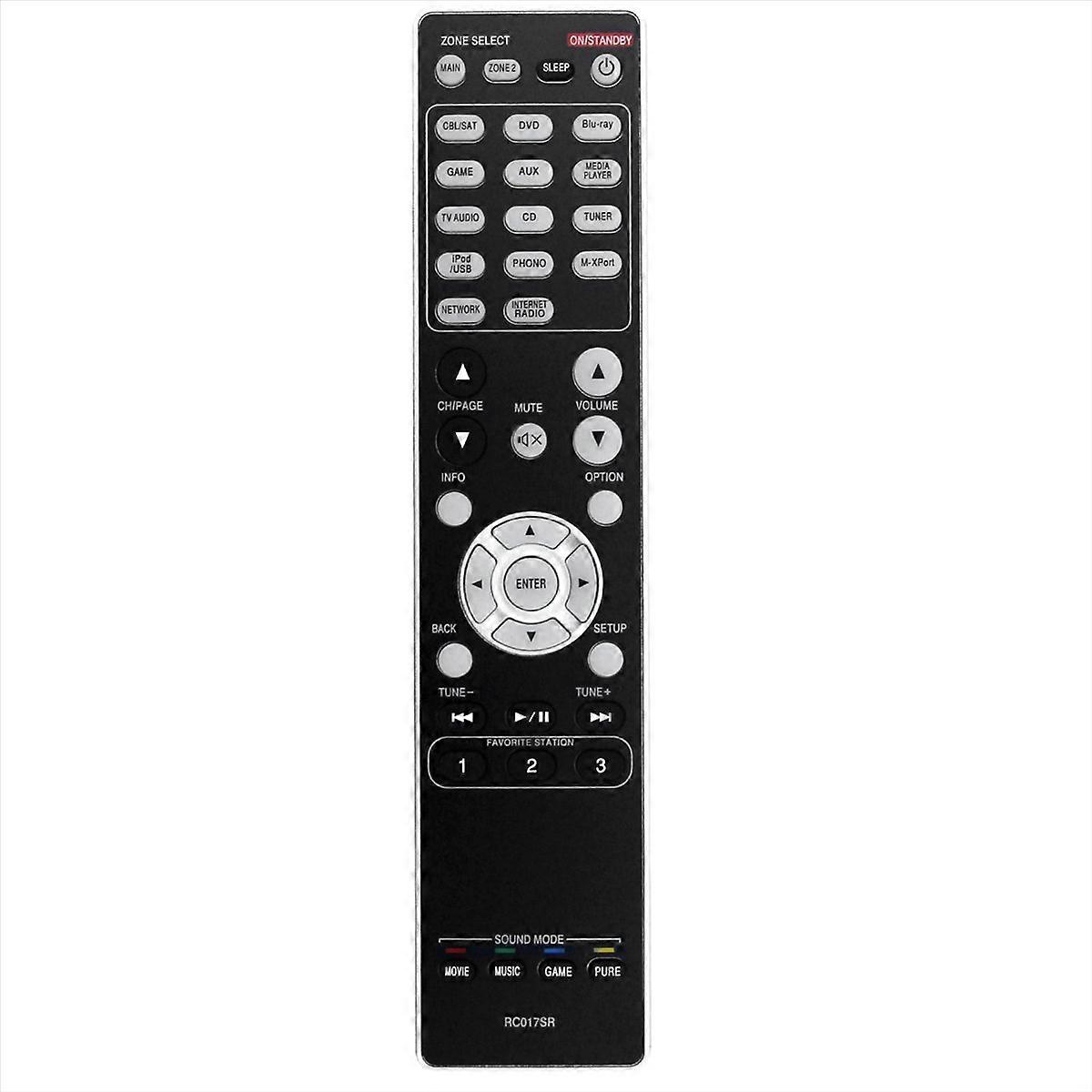 RC017SR Remote Control for Stereo AV Home Theater Receiver