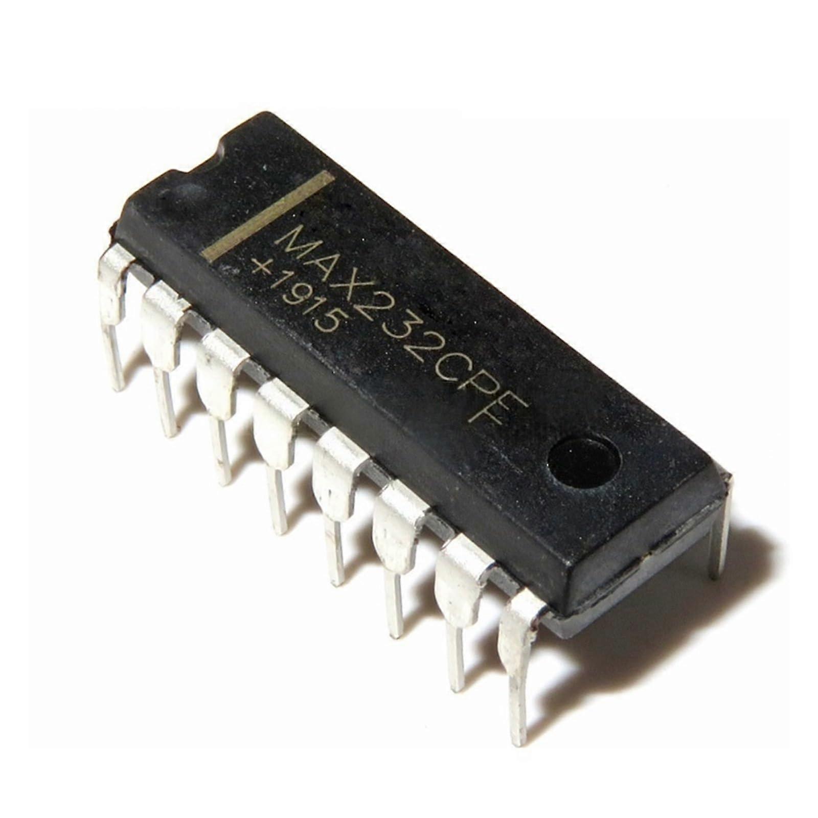 10pcs MAX232CPE RS232 Driver Receiver 5V DIP16 MultiChannel Interface IC for Data Transfer