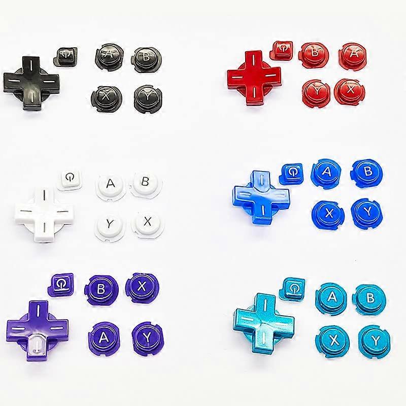 Red ABXY and Dpad Button Replacement Set for Nintendo 3DS Original Precise Fit