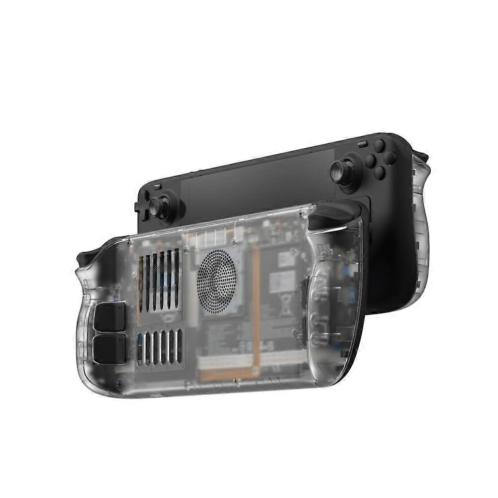 Transparent Backplate with Cooling Vents for Steam Deck, DIY Replacement Shell for Console Fit