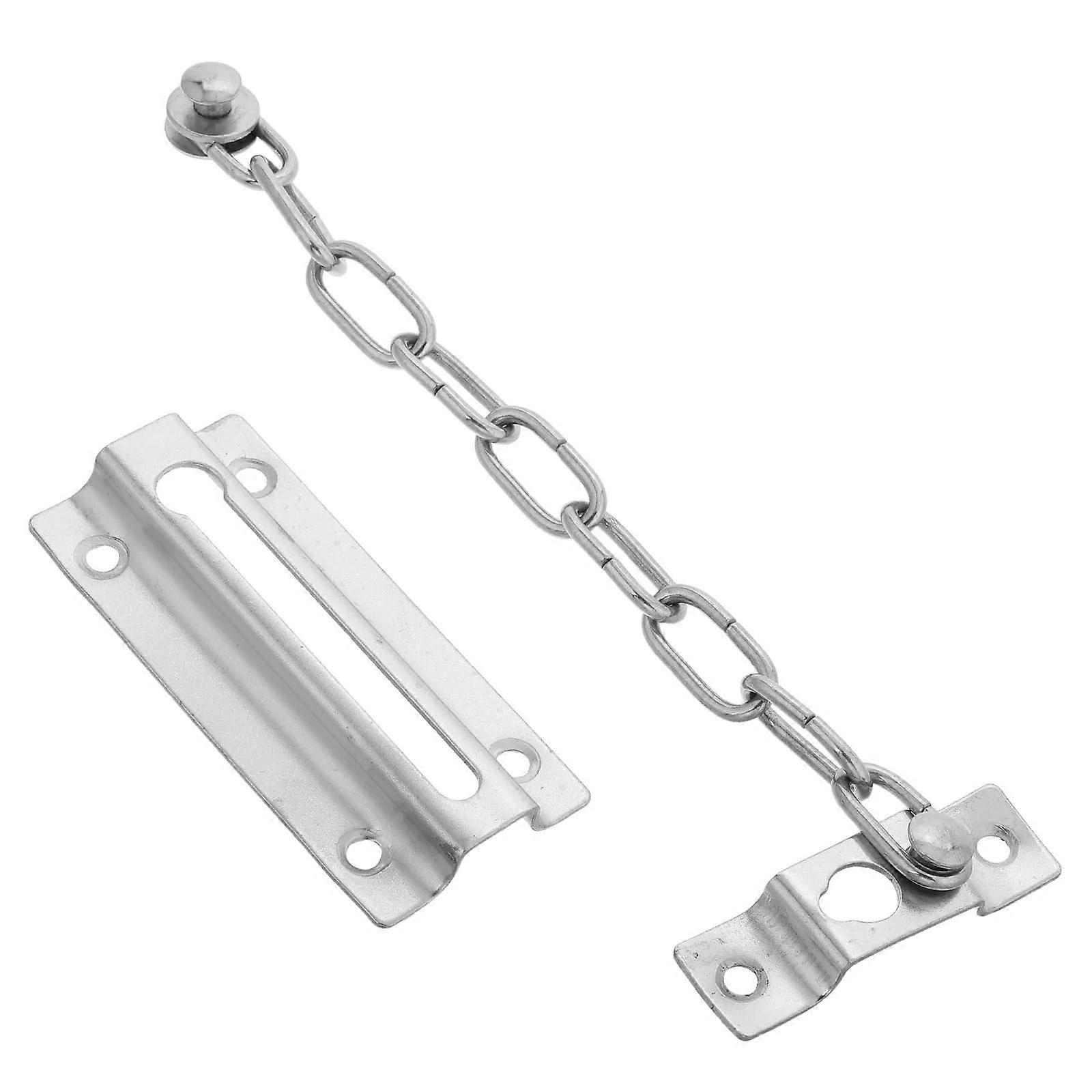 Stainless Steel Door Security Lock Heavy Duty AntiTheft Press Bolt Latch for Front Interior Doors