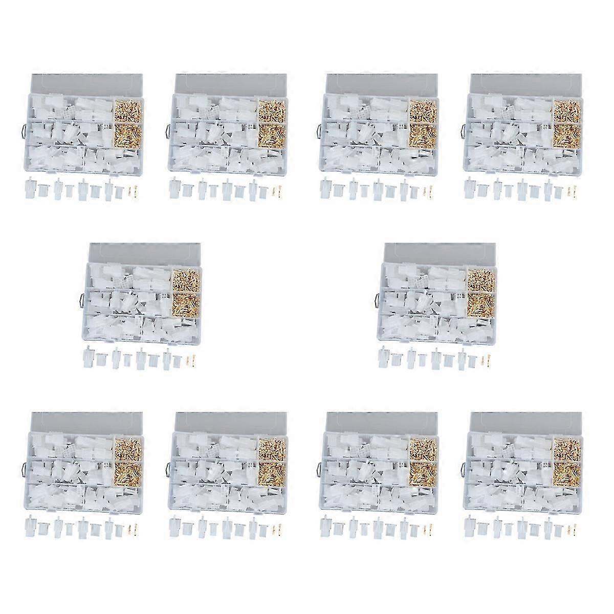 1 box 2 3 4 6 pin plug connector flat plug motorcycle scooter car