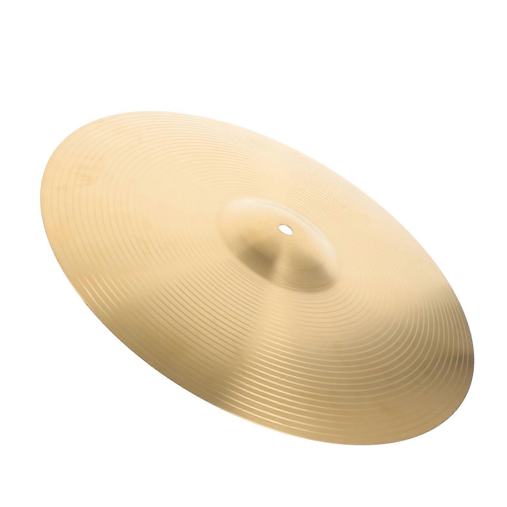 Crash Cymbal Durable Metal Construction for Drum Set Jazz Practice with Smooth Rounded Edges