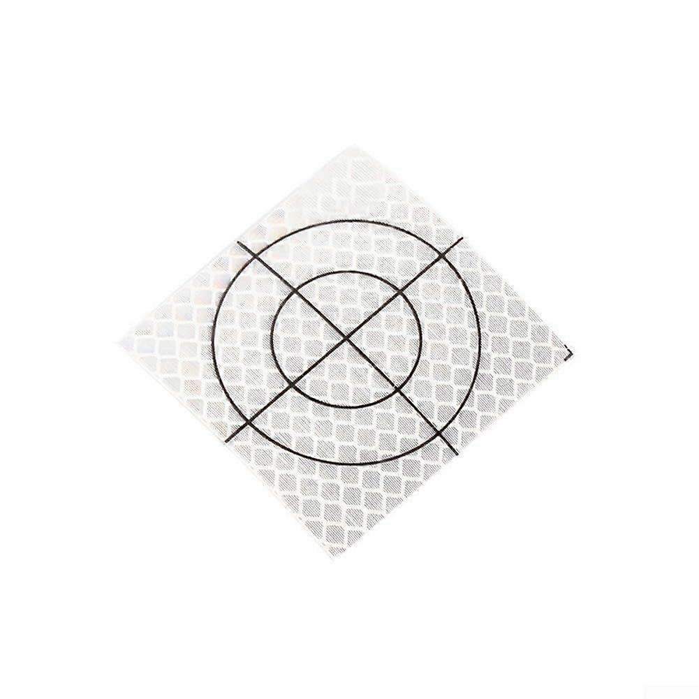 Total Station Reflector 50pcs  Reflectivity Surveying Target 6x6cm for Construction