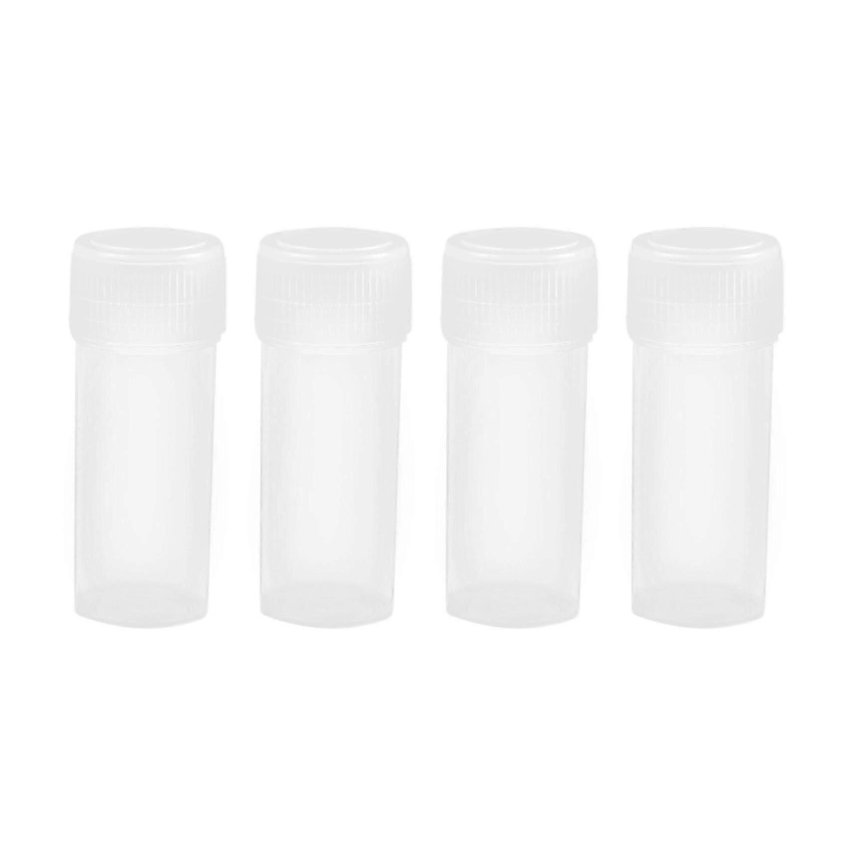 200 Pcs 5Ml Plastic Potable Mini Clear Storage Case Vial Storage Container js
