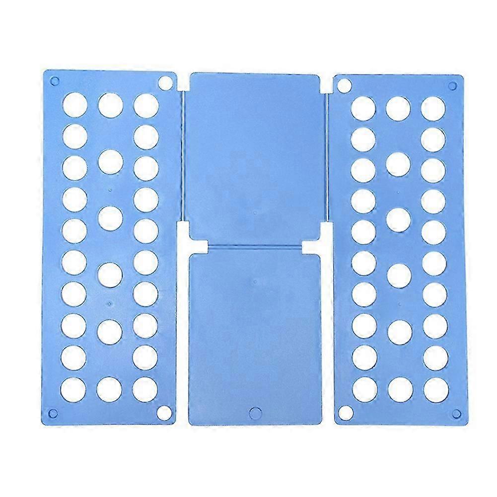 Plastic Clothes Folding Board Home Storage Tool Light Blue