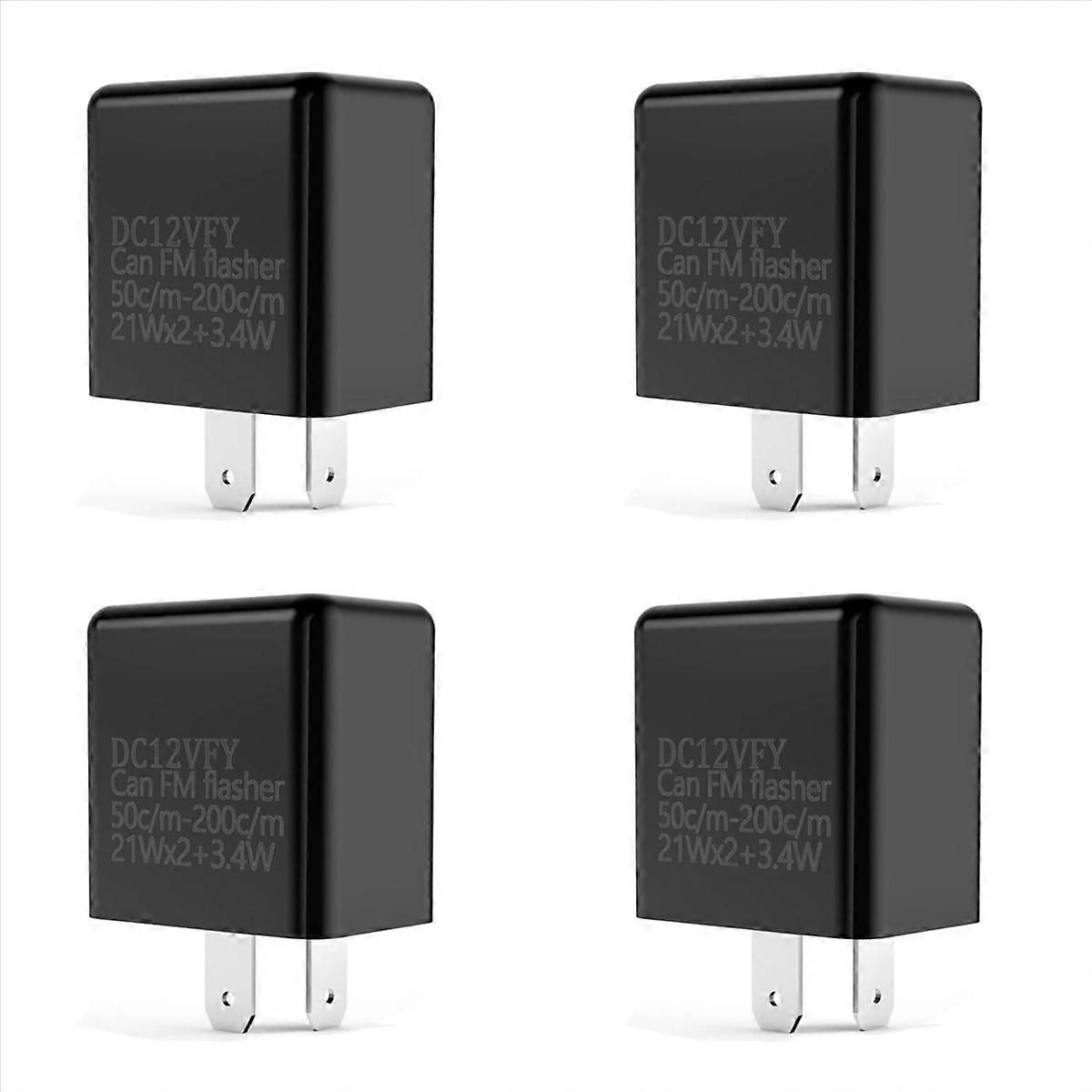 2-Pin LED Relay 12V Adjustable Frequency for Motorcycle Turn Signal