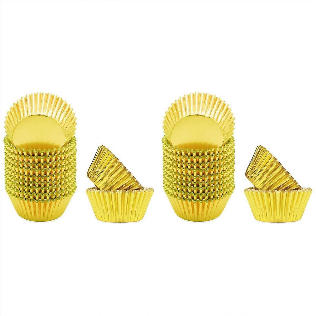 Mini 500pcs Silver Foil Cupcake Liners For Baking Baking Cups Thick B