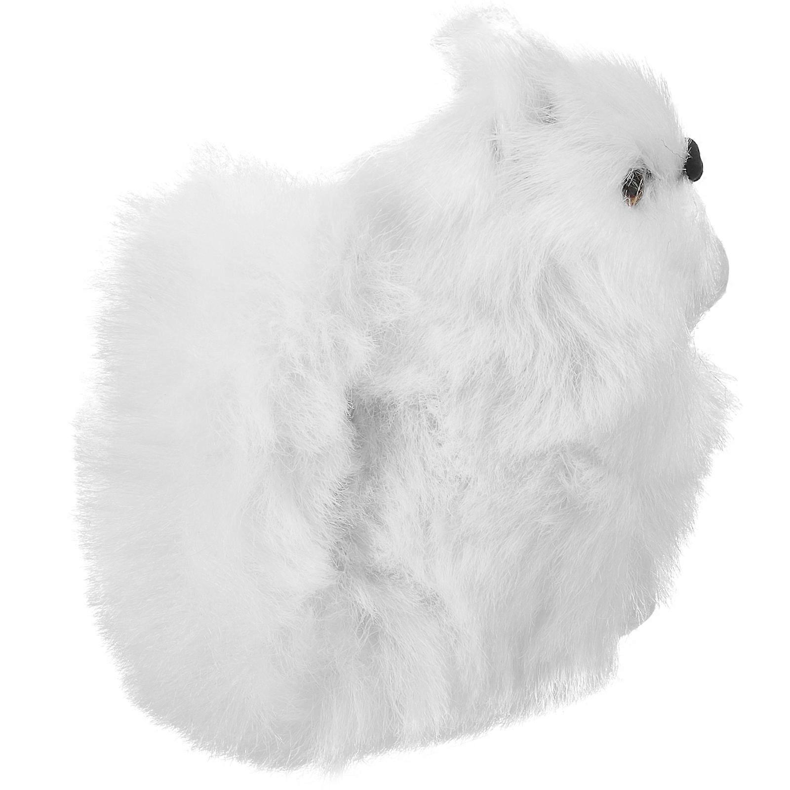 Squirrel Statue Simulation Squirrel Sculpture for Outdoor Garden Adornment