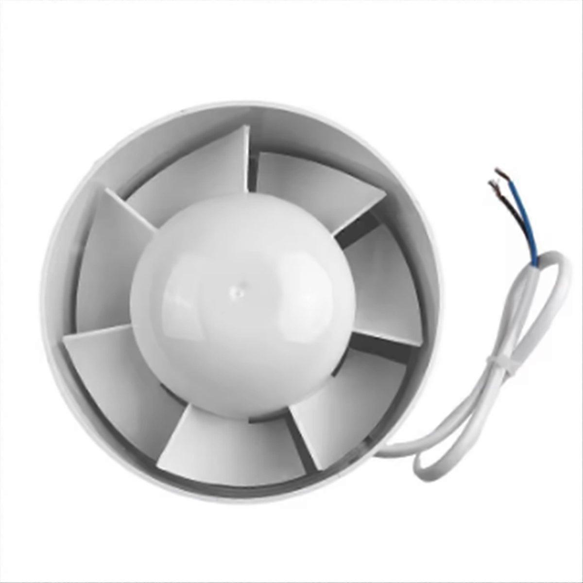 Ventilador extrator em linha de 4 polegadas e 100 mm, ventilador de ar de baixo ruído