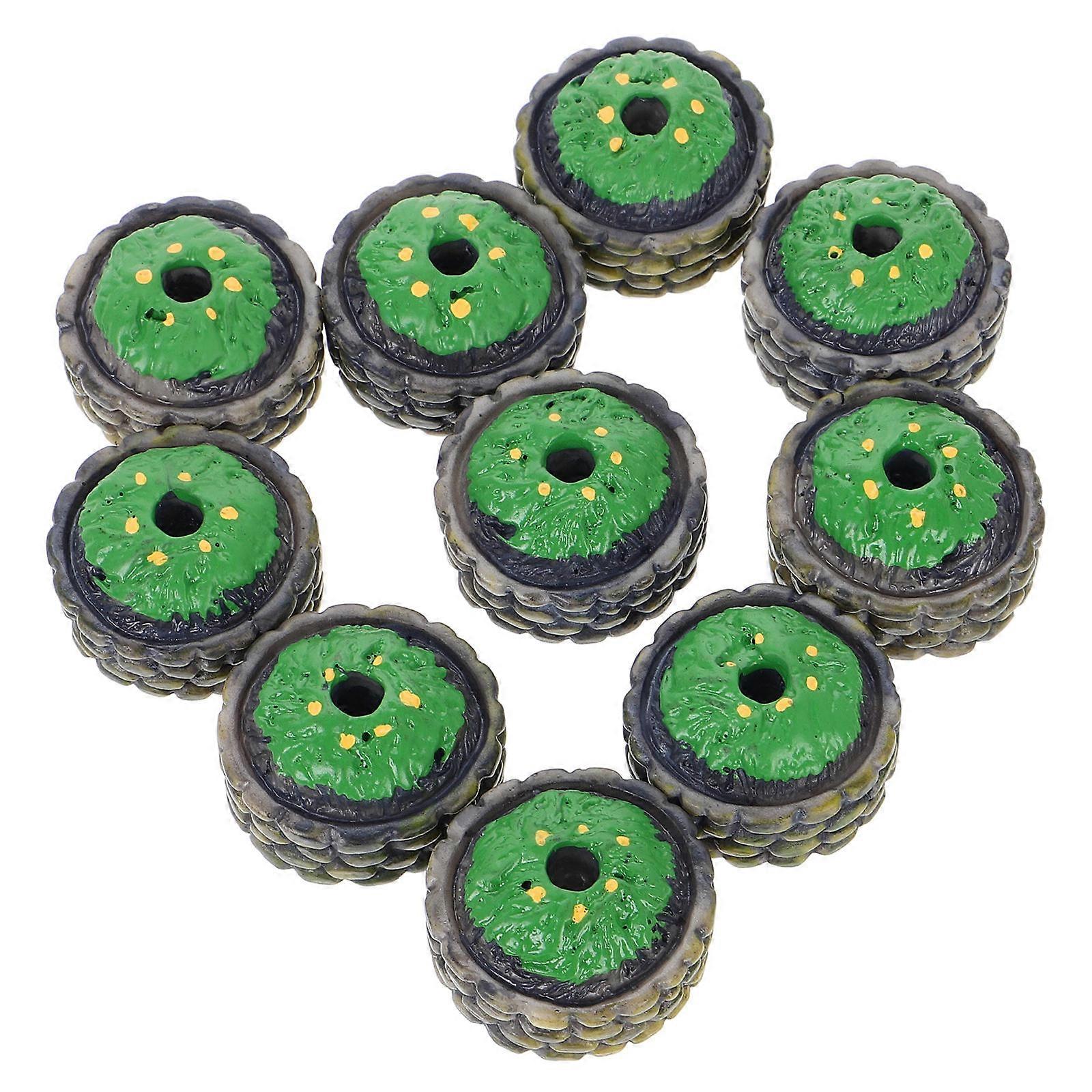 Tree Base Models Plastic for Miniature Scenery 10Pcs DIY Craft and Table Decor