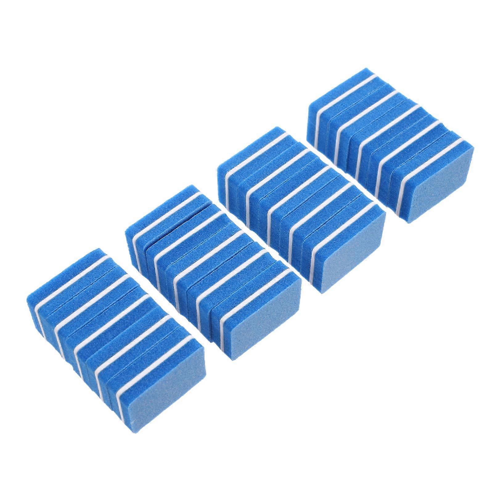 50 Pack Sponge Nail Buffer Blocks for Gel Polish, Smooth Preparation and Precise Edge Shaping