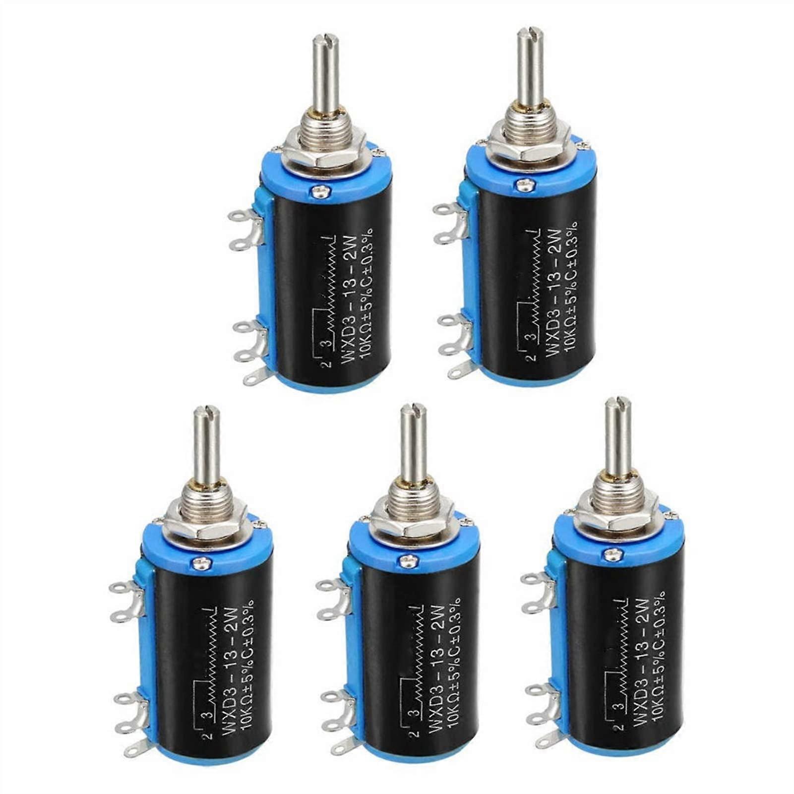 WXD3132W 680 Ohm Precision Wirewound Multiturn Potentiometer 2W Durable Stable Adjustment