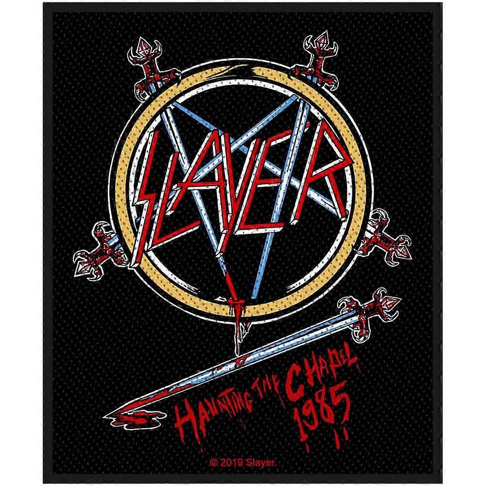 Slayer Patch Haunting The Chapel Band Logo new Official