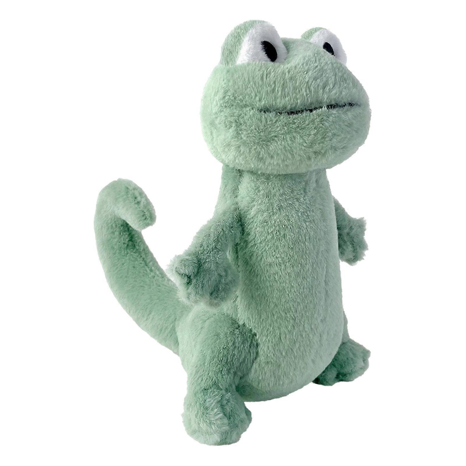 Plush Green Lizard Toy Huggable Compact Storage Rack for Small Kitchen