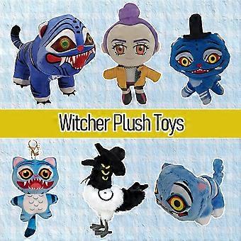 Demon Hunters Tiger Plush Toy Cute Cartoon Stuffed Animal Keychain
