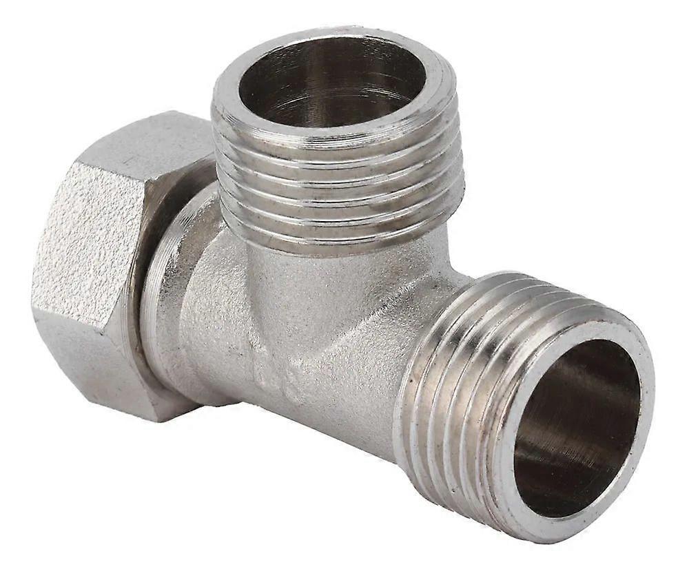 Mgaxyff T-Connector, T-Fitting, G1/2 Male/Female Thread
