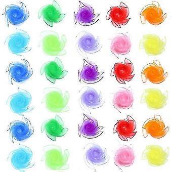 Bunte, quadratische Chiffon-Handtücher (60 x 60 cm) zum Spielen und für Kinderpartys – ideal für Kinder.