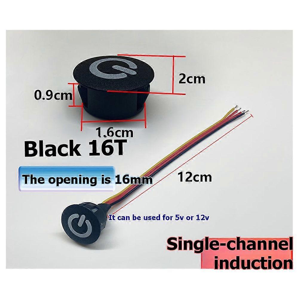 5Pack Dimmable Touch Sensor Button Smart Home Switch Controller for DC3.7-24V Closet Corridor LED Strip Light Switch 10T