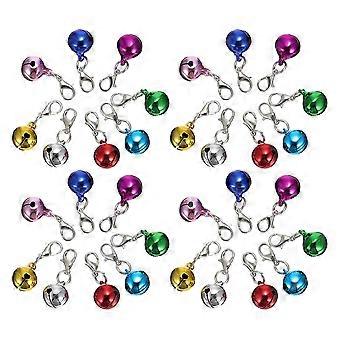 Pet Bell Metal Bell Pendant for Collar with 135Pcs Set Assorted Colors