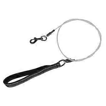 Steel Wire Dog Leash, 120cm Heavy Duty Rope with Alloy Buckle for Outdoor Dog Walking