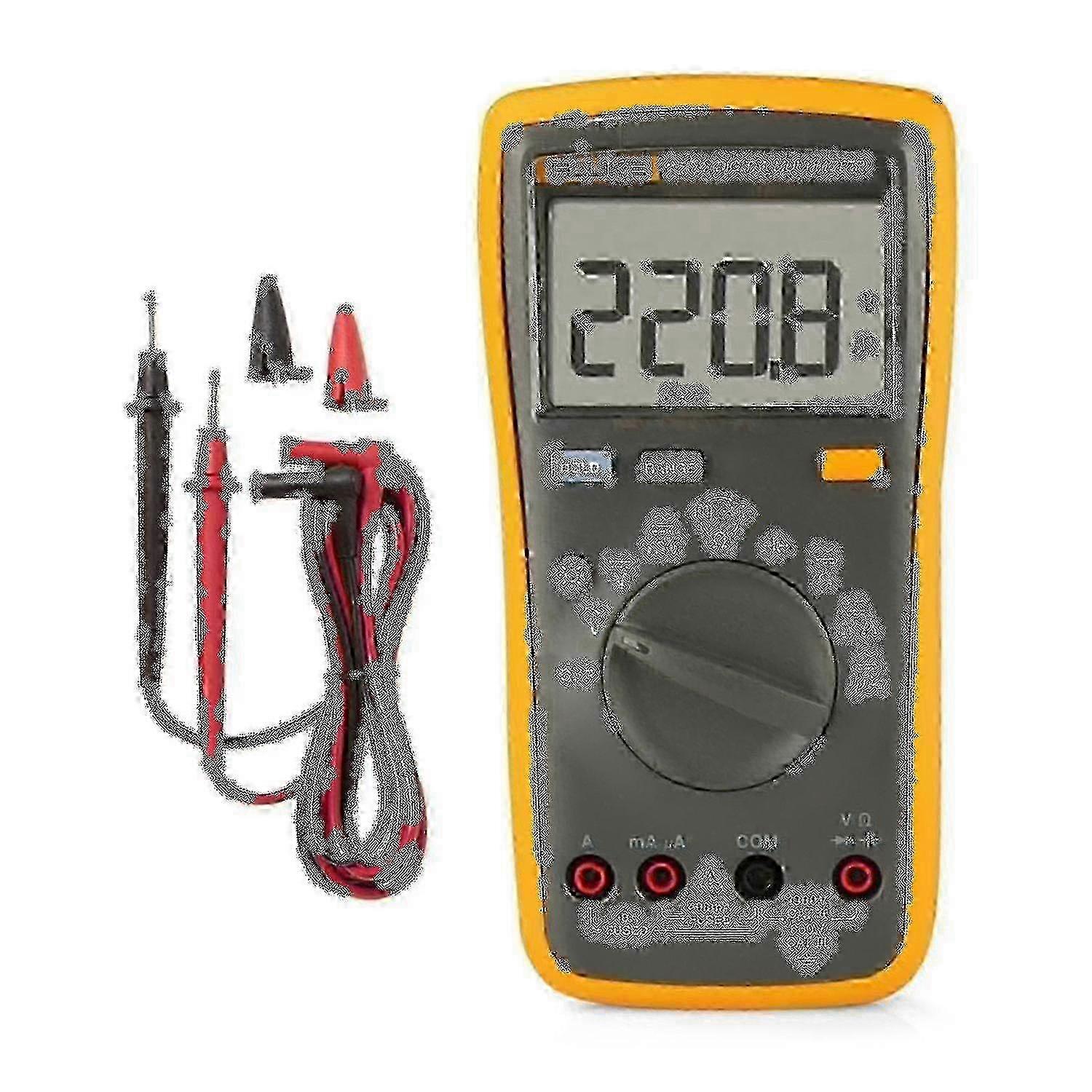 Fluke F15b + 4000 Contagens Multímetro Digital Portátil Multímetro Portátil Voltímetro Amperímetro Tensão Me