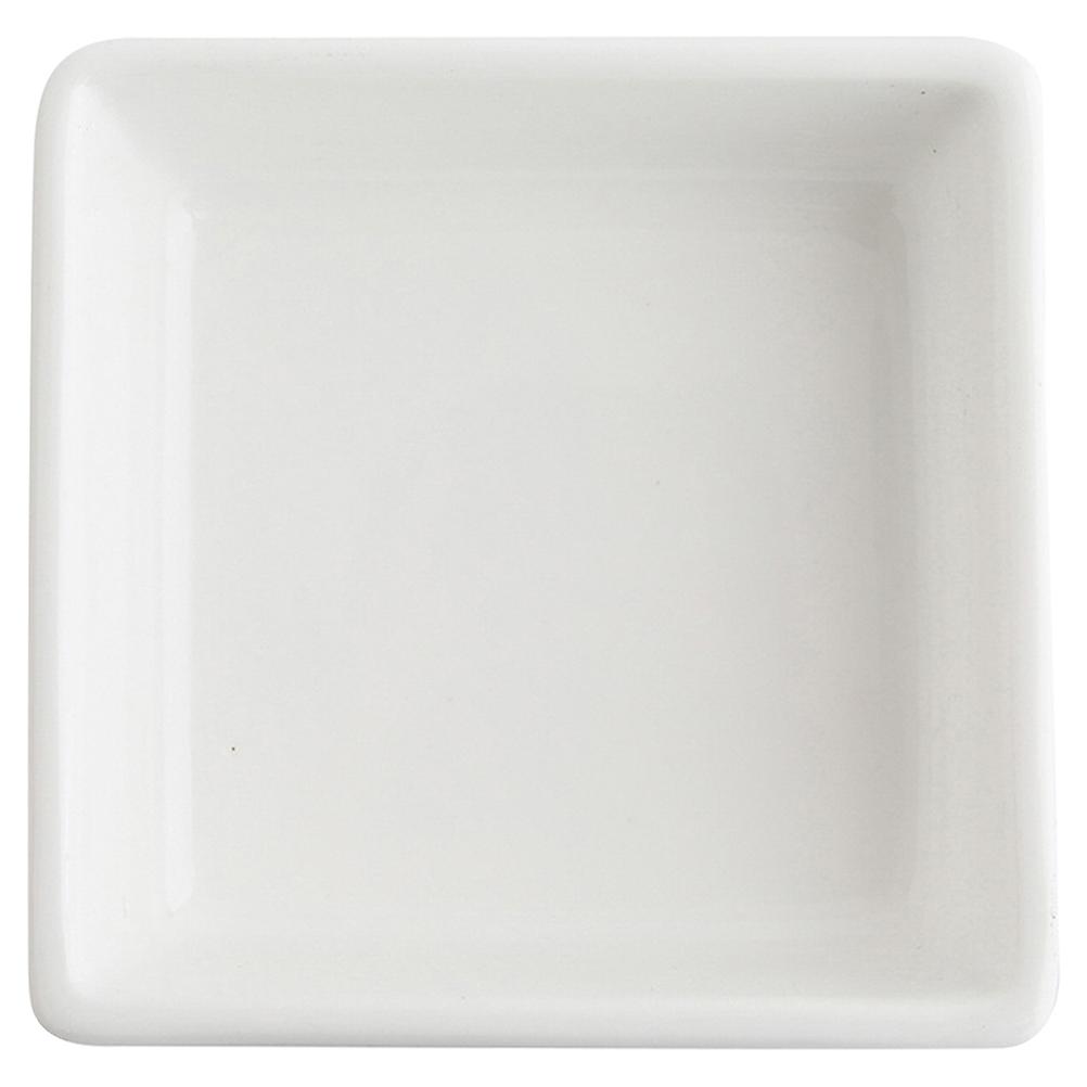 White Ceramic Bowl for Serving Condiments and Snacks