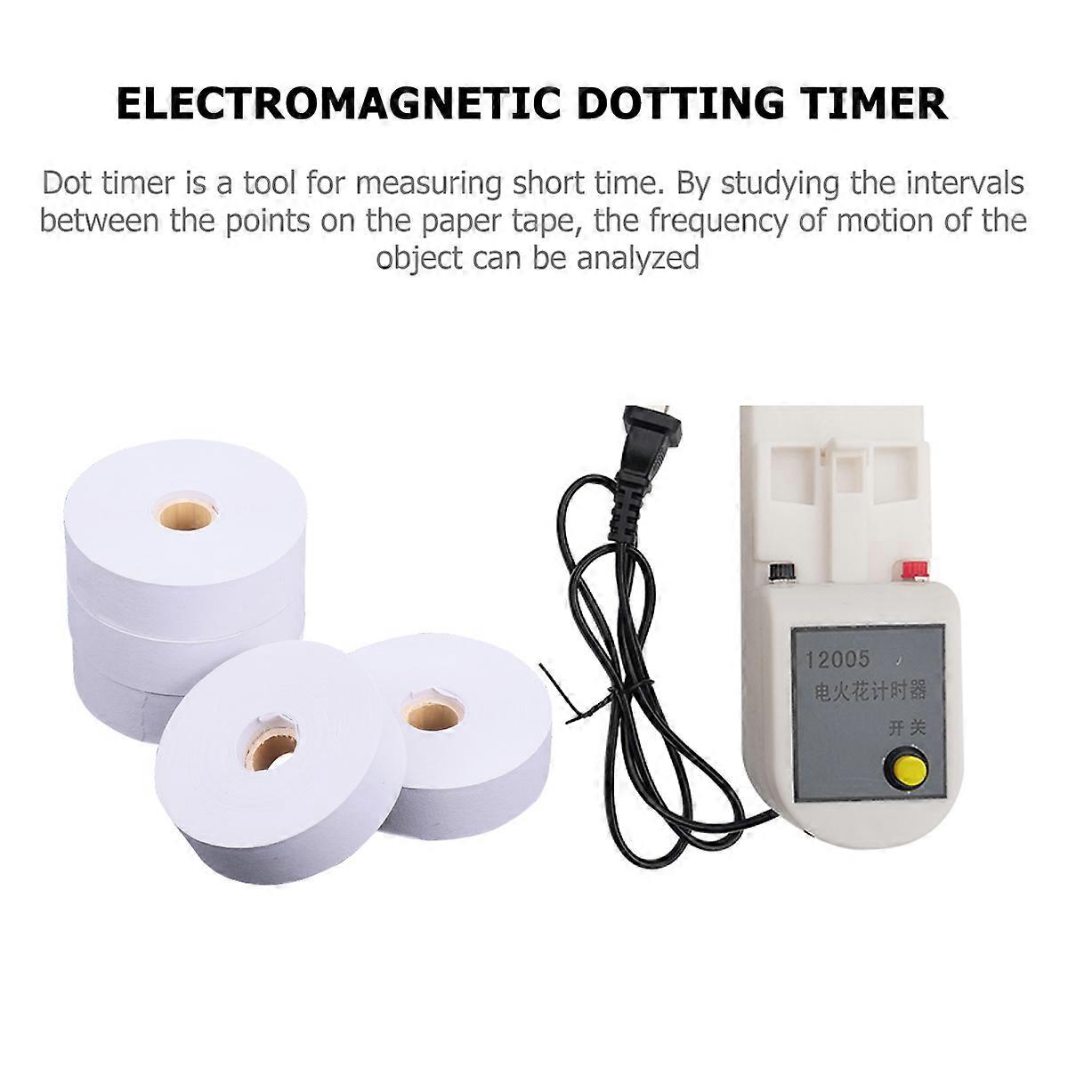 5Pcs Blank Paper Tapes Electromagnetic Dotting Timer Physics Teaching Equipment