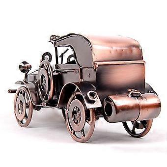 Iron Vintage Car Model Antique Classic Model lekebil for hjemmet Tabell Dekor (bronse)
