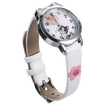 1Pc Adorable Dessin Animé Chaton Montres À Quartz À La Mode Filles Montre-Bracelet