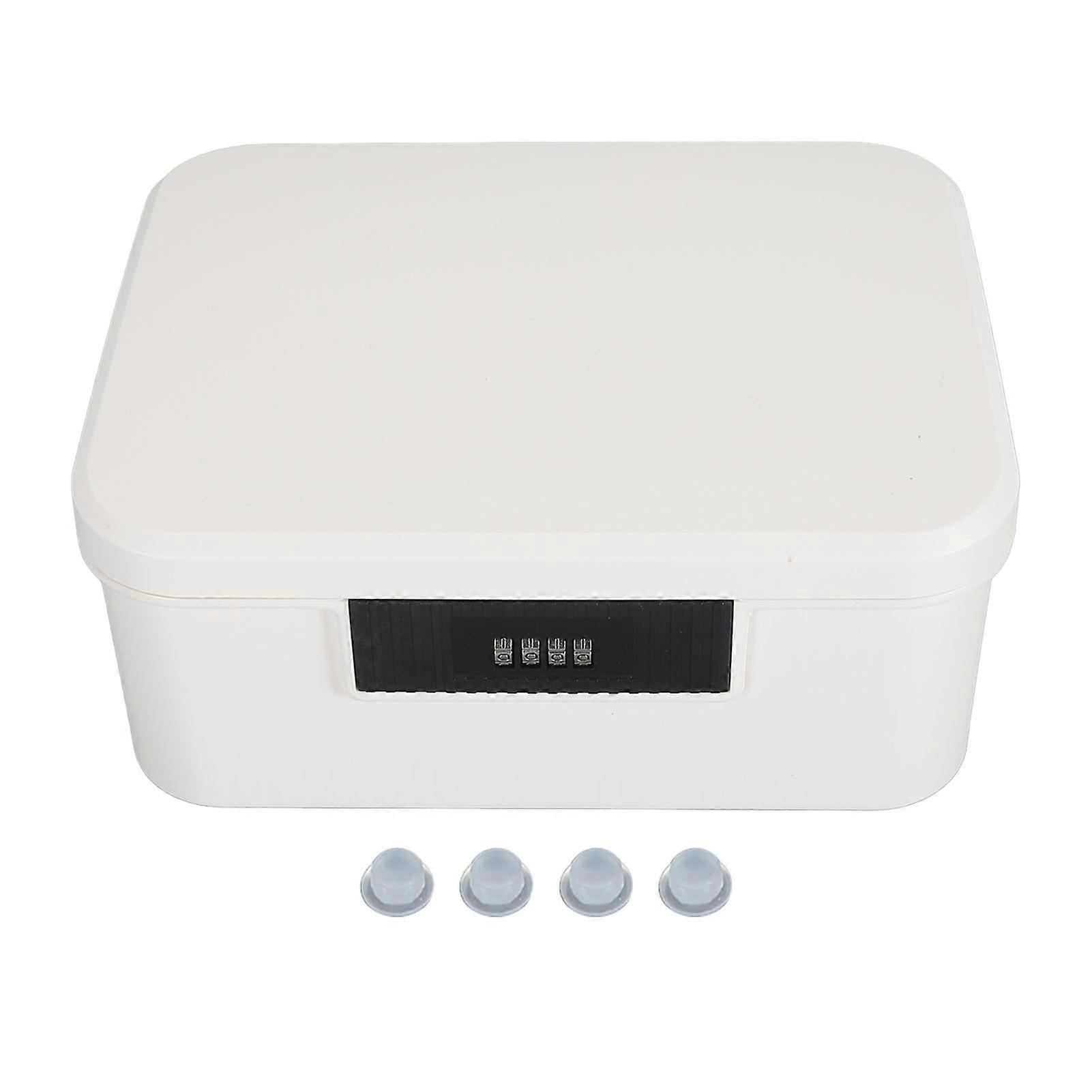 Lockable Bo Lockbo 9L Capacity Lockable Storage Trunk compatible with Files Document Organizer Double Layer Password Storage Locking Bo